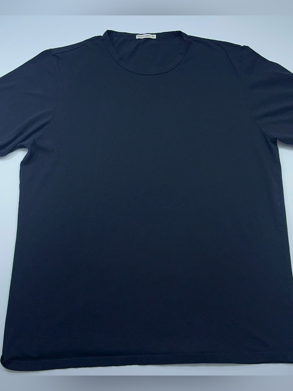 Marine Layer Shirt Mens Size XL Black Crew Neck Short Sleeve T-Shirt Huckberry